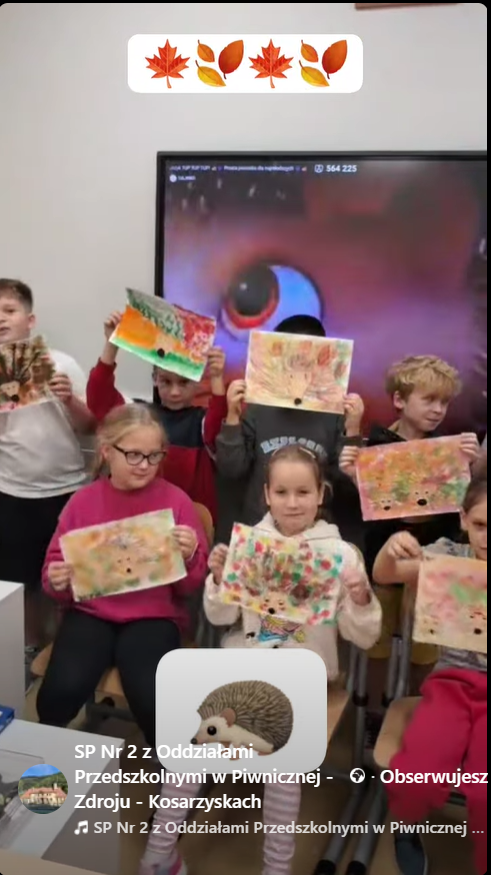 Jesienne liście w kl.III