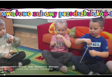 Zabawy karnawałowe  przedszkolaków