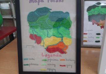 Mapa ukształtowania powierzchni  kl.7