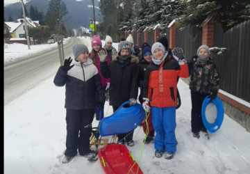 Kl.5 Zajęcia z wychowawcą w plenerze.