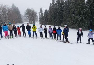 Wyjazd na narty w ramach projektu ,,S-Cool karnet