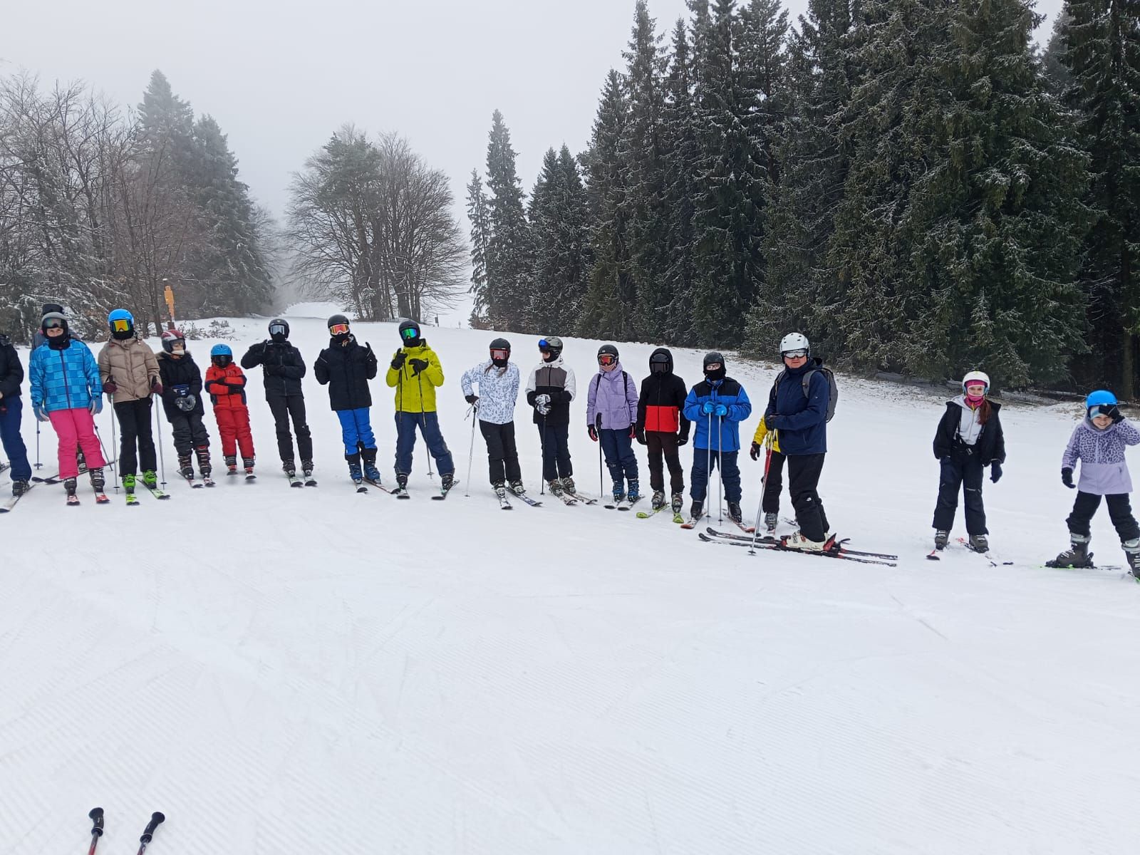 Wyjazd na narty w ramach projektu ,,S-Cool karnet