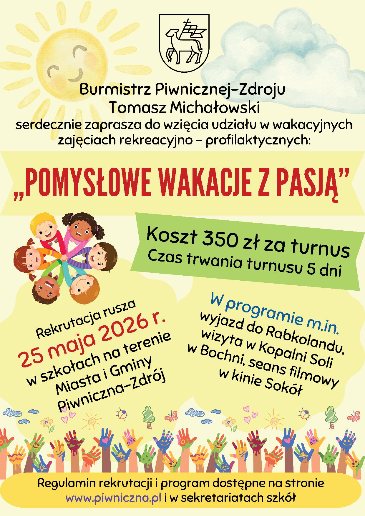 Półkolonia letnia dla uczniów