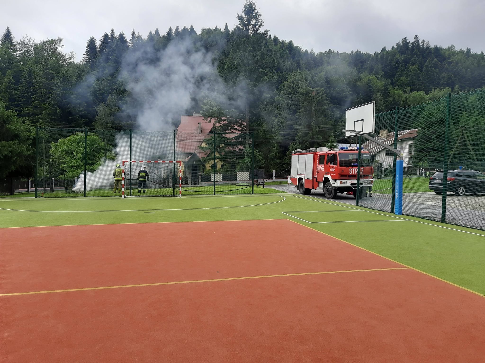 Próbna ewakuacja p.pożarowa