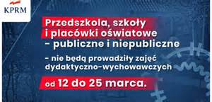 Zawieszenie zajęć dydaktycznych - wychowawczych