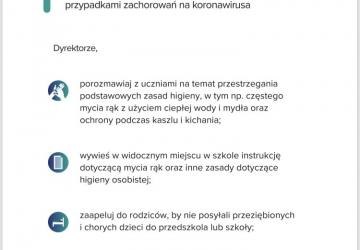 Zasady obowiązujące w szkole w okresie pandemii