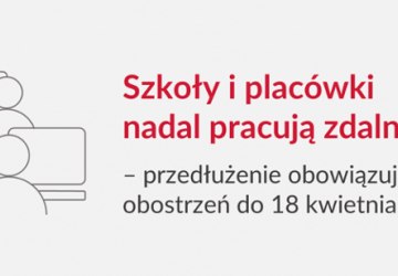 Przedszkola i klasy I-III nadal zdalnie