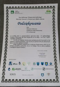 Podziękowanie z KRUS