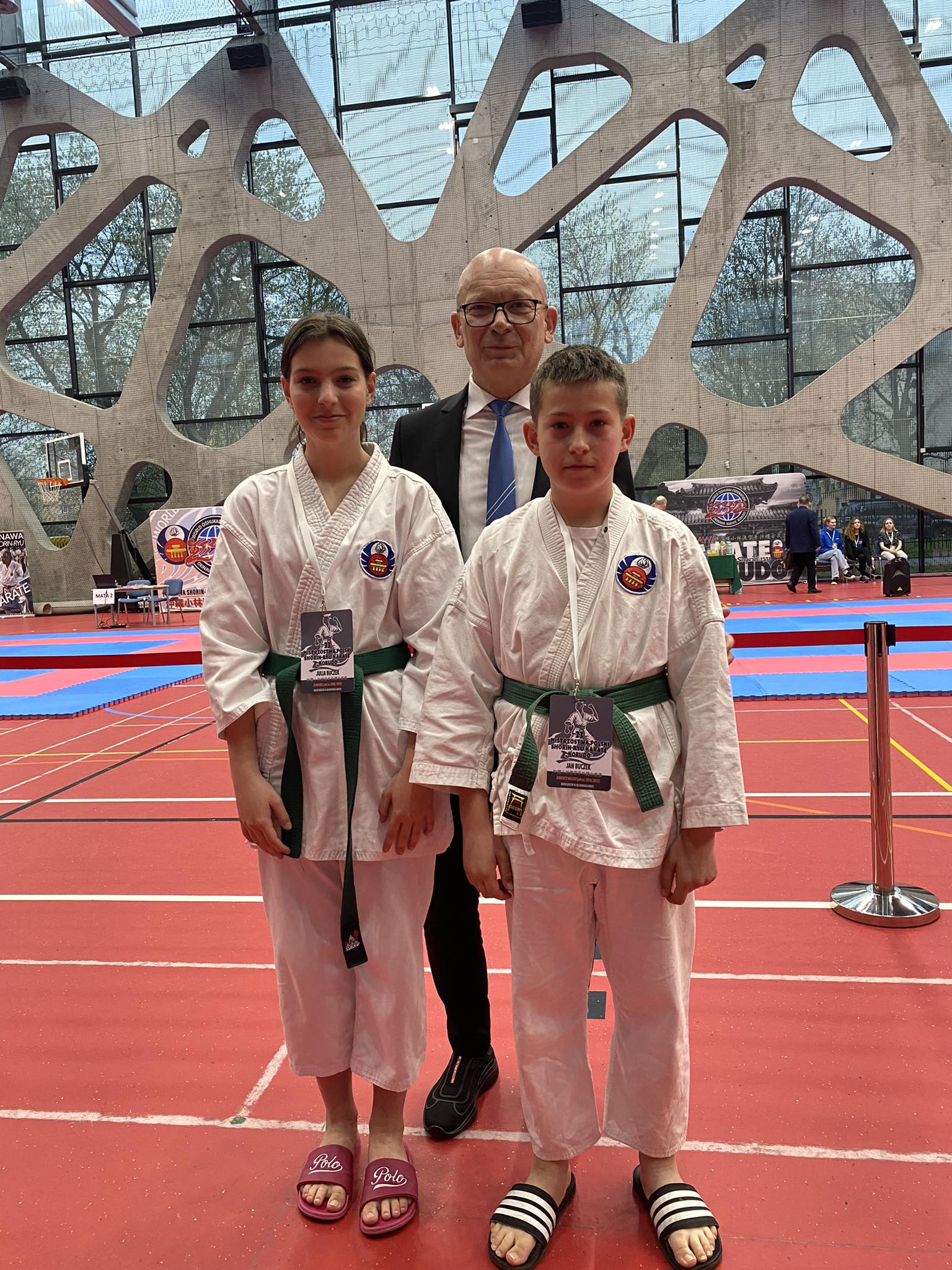 Julka Buczek na podium