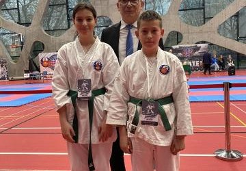 Julka Buczek na podium