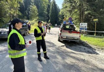 Rodzice przy Festiwalu Biegowym w Piwnicznej-Zdroju